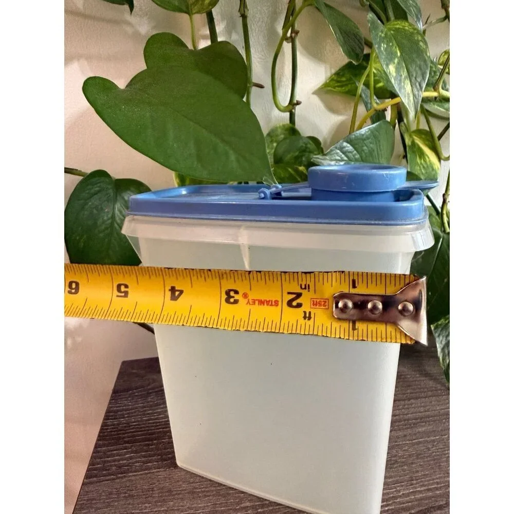 Vintage Tupperware blue lid